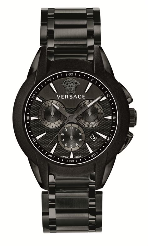 versace watch character chronograph m8c80d009s060|Versace M8C60D008S009 Character Chronograph Black Rubber .